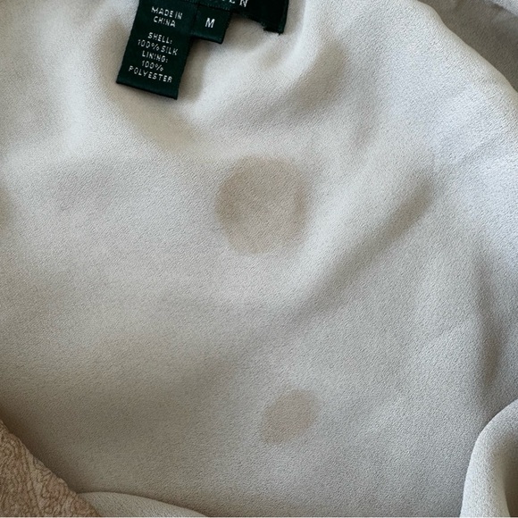 Lauren Ralph Lauren Silk Paisley Ruffled Maxi Skirt M - Picture 9 of 11